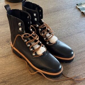 Marc Fisher Izzie Shearling Boots 8.5 NWOT